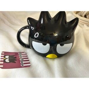 New Badtz-Maru Large Sculpted Hello Kitty Friend Coffee‎ Mug By Sanrio.